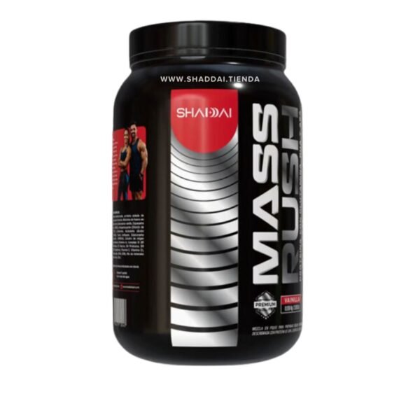 Mass Rush Proteína Deportiva - Glutamina, DHA y ARA + Vitaminas | Shaddai